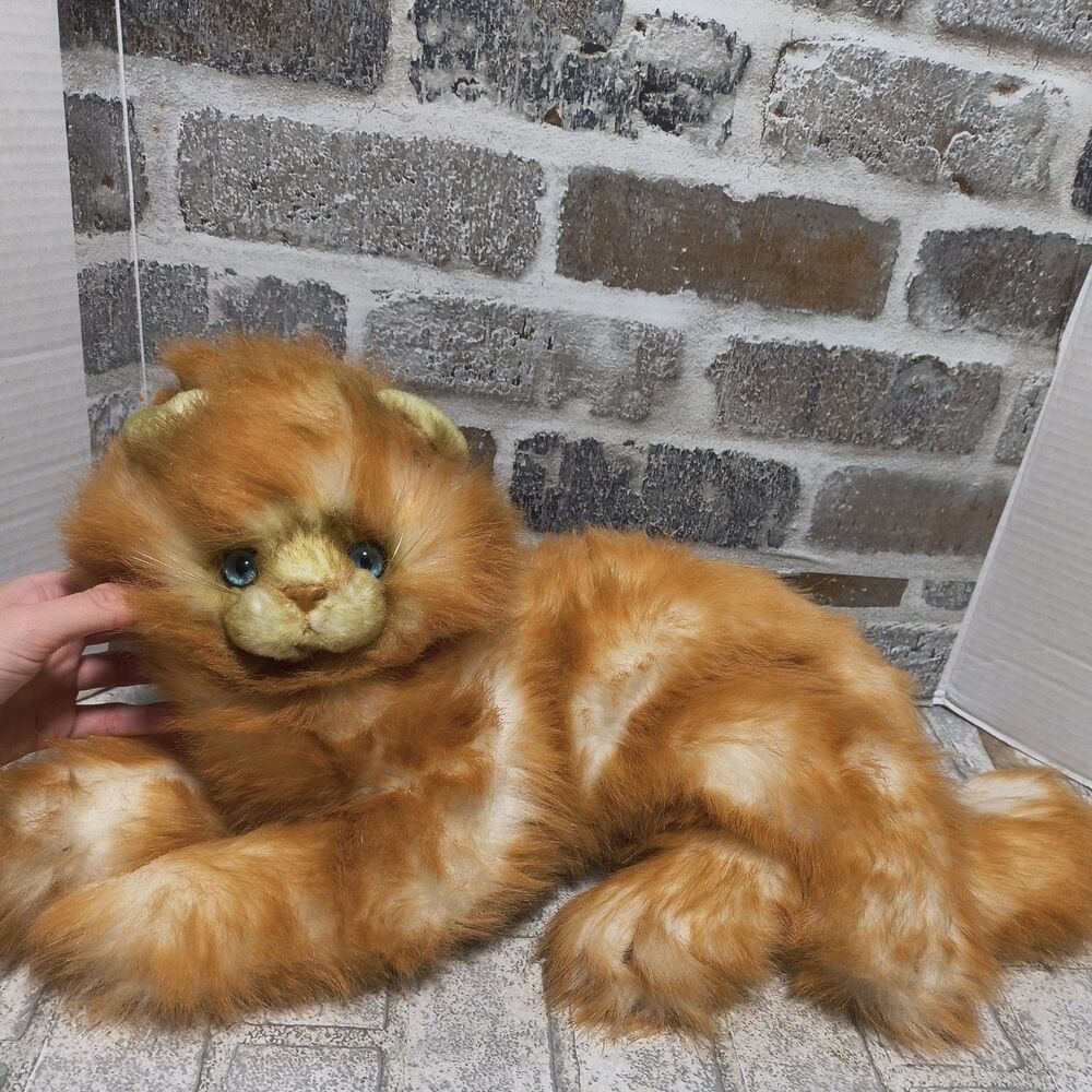 Orange Tabby Ginger Cat Russ Yomika Plush realistic new with tags